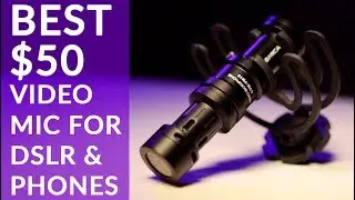 BEST $50 VLOG MIC! Comica CVM-VM10 Shotgun Video Microphone for DSLR & Smartphone Cameras [REVIEW]