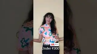 Crop Tops from Mynta under ₹300 only| what I ordered vs what I got #myntra #myntrahaul #trending