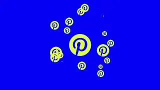 pinterest logo Explosion PARTICULAS green screen animation