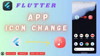 How to Change App Icon in Flutter | Step-by-Step Guide | Flutter App Icon Change Tutorial | SIMPLE