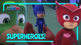 PJ Masks vs. The Shrinker! 🍼 | Superheroes | PJ Masks |