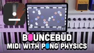 BounceBud by Cem Olcay | Generative MIDI with Pong Physics!