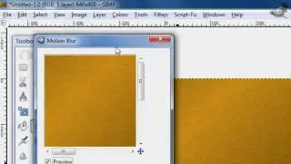 Brushed Metal Effect in Gimp