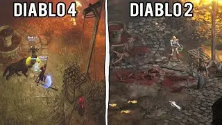 Diablo 4 Tristram vs Diablo 2 Tristram - Physics & Details Comparison