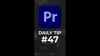 DO THIS To Keep Items Organized! Premiere Pro Tutorials #shorts