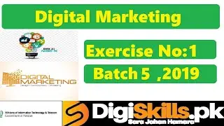 Digiskills - Digital Marketing Exercise 1 Solution Batch 05 | Hand On No.1 || Batch 5