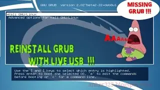 Reinstall Grub KALI LINUX