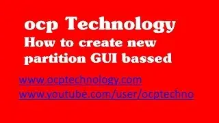 How to create New partition in Linux GUI based