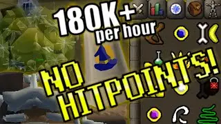 INSANE MAGE XP w/ NO HITPOINTS! 180K XP PER HOUR! OSRS MAGE PURE GUIDE OSRS 1 Def Pure Mage Training