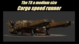 Elite Dangerous Odyssey.  The T8 a Medium size Cargo Speed Runner.