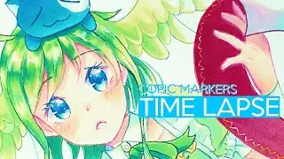 Mint ★ Copic Markers Timelapse