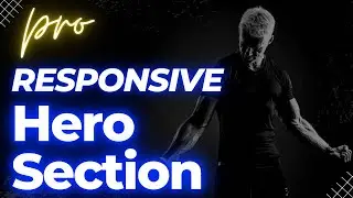 How to make responsive Hero section || HTML CSS