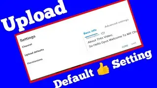 What Is Default Uploading On YouTube In Hindi ? Auto Description Kaise Likhayega 2022