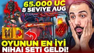 YENİ 8 SEVİYE CEHENNEM AUG VE NİHAİ SET GELDİ!! 😱 65.000 UC OYUNUN EN İYİSİ!! | PUBG MOBILE