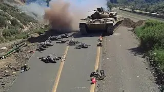 Ambush on the Bakhmut Main Road: Russian Tank convoy Wiped Out in a few seconds - ARMA 3 Milsim