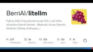 GitHub - BerriAI/litellm: Python SDK, Proxy Server to call 100+ LLM APIs using the OpenAI format ...