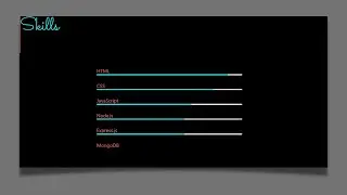 How to Animate Skill Bar On Scroll Using HTML, CSS & JavaScript | CodeXpool