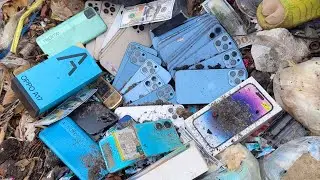 Good Day !! iFound​ A lots of iphone Broken in Garbage Dump Restoration Old Oppo Cracked