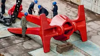 The Hypnotic Process of Maintaining Massive 50 Ton Ship Anchors