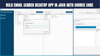 bulk email sender application with free source code  || java desktop application || Thinkswithyou