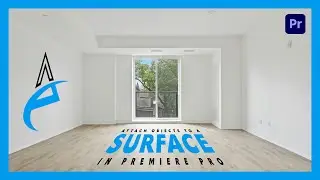 Attach objects to a surface in Premiere Pro