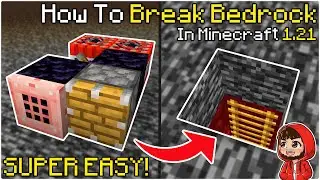 How To BREAK BEDROCK In Minecraft 1.21!