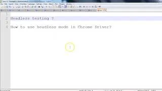 Headless testing with selenium | Headless chrome browser testing