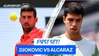 Djokovic Claims First Set Against Alcaraz At French Open Semi-Final! | Eurosport