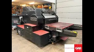 Heidelberg SBD Cylinder die cutting and creasing machine for sale   Gab Supplies Ltd   1969