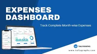 Expenses Dashboard- Track Monthly Expenses with Split-ups from Tally ERP9 | TallyGraphs