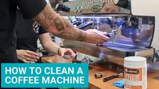 How to Clean a Coffee Machine in a Café or at Home (Cleaning Process Explained)