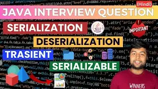 🔥 How to serialize objects and save to file | Deserialization | Transient | Serialization | Hindi