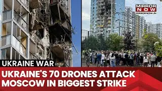 Ukraine Attacks Moscow: Russia Shoots Down 70 Drones| Biggest 'Terror Strike' On Russian Capital