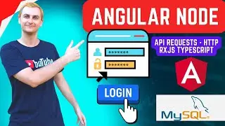 Angular Node MySQL Login System - API Requests - HTTP RxJS TypeScript