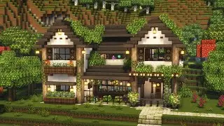 [Minecraft] 🌿🌼 Aesthetic House Tutorial / Mizuno's 16 Craft Resource Pack