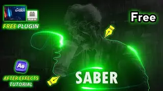 ✨ Master Light & Motion Effects in After Effects Tutorial FREE SABER Plugin