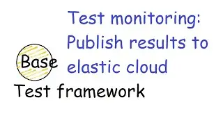 #44 Test Monitoring: Publish results to elastic cloud using official elastic rest API client