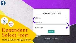 Dynamic dependent drop-down list with AJAX, JSP & Servlet and MySQL Database