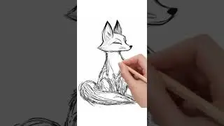 simple Line drawing animal #drawing #shorts #animals #youtubeshorts  #art #sketch  #artlovers