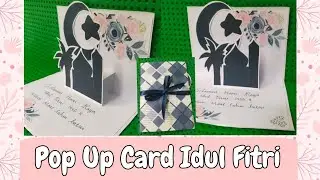 Kartu Lebaran | Pop Up Card Idul Fitri | Easy Eid Card
