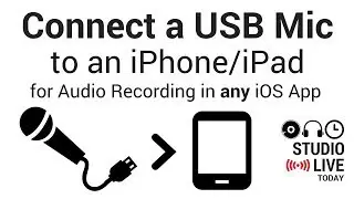 How to connect a USB mic to an iPhone/iPad