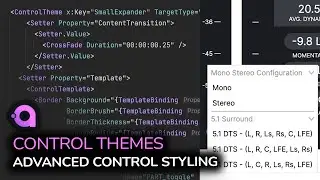 017. Avalonia UI - Control Themes Styling