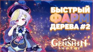 КАК НАФАРМИТЬ ДЕРЕВО? БЫСТРЫЕ МАРШРУТЫ ФАРМА ДЕРЕВА В GENSHIN IMPACT