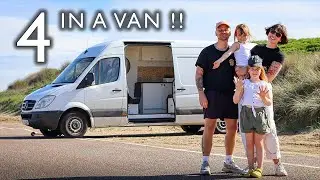 Family of 4 Embrace Minimalistic VAN LIFE | FULL TIME VANLIFE | VAN TOUR