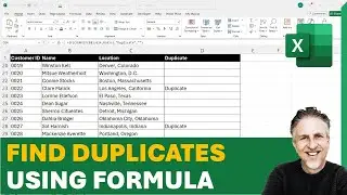 🔎How to Find Duplicate Values in Excel Using Formula - Find Duplicates in One or More Columns