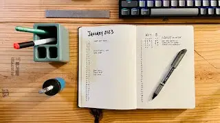 Minimalist Bullet Journal Setup for the New Year