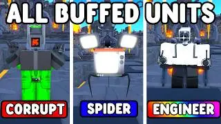 EVERY BUFFED UNIT VS ENDLESS MODE (Toilet Tower Defense)