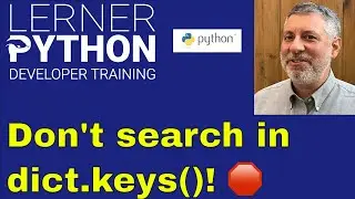 Why you shouldn't use dict.keys to search in a Python dict