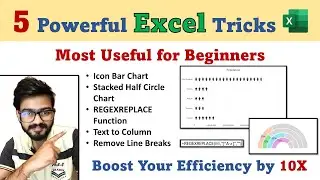 5 Powerful Excel Tricks😎 | Learn Ms-Excel Tricks and Tips