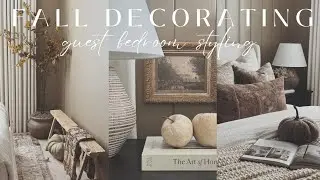 Fall Decorate With Me 2024 || Bedroom Styling